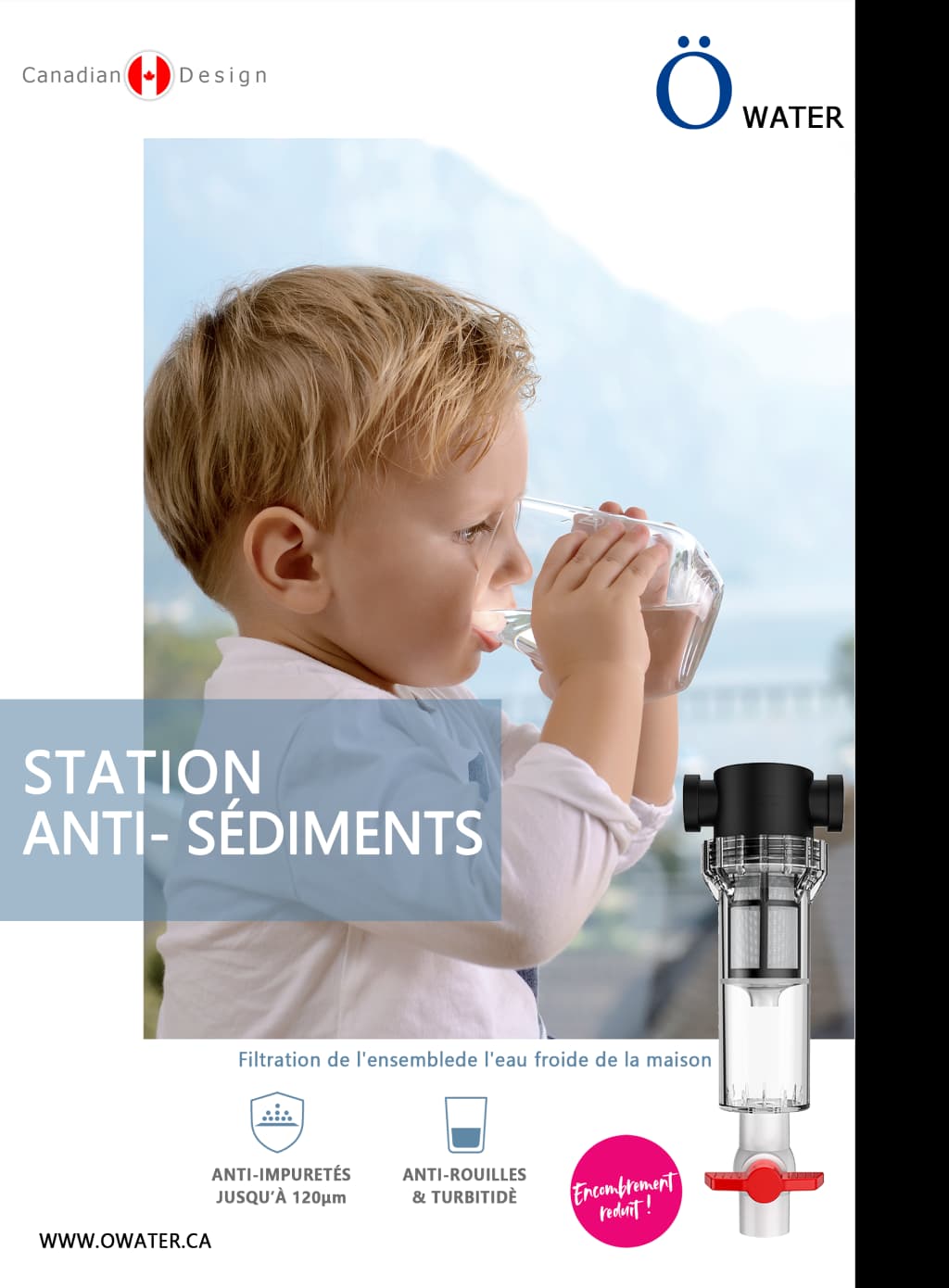 Filtration sédimentaire centrale