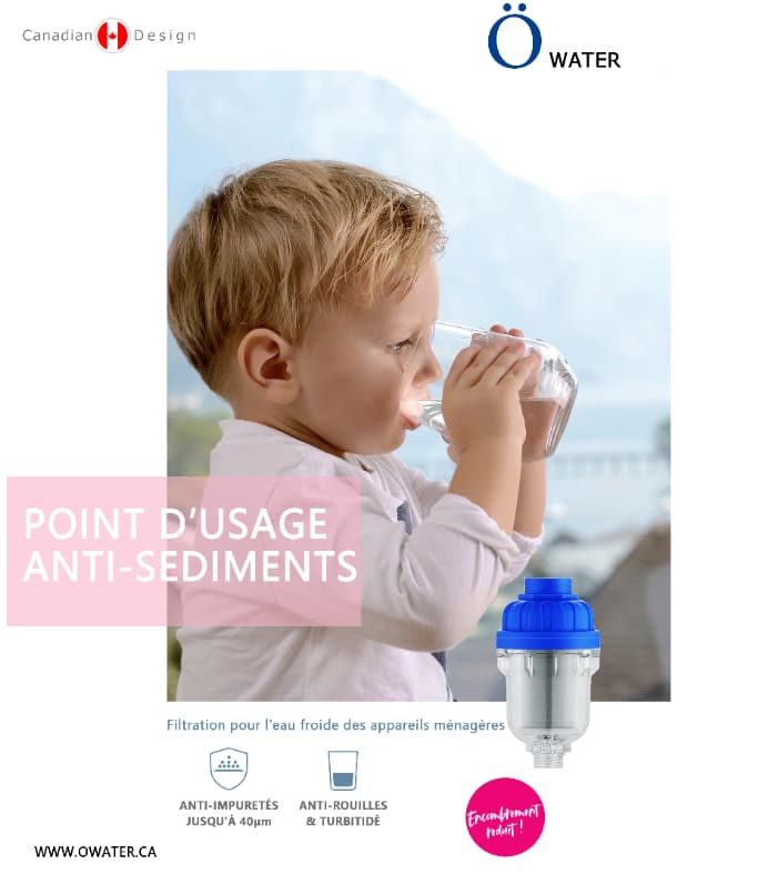 Filtration sédimentaire point d’usage